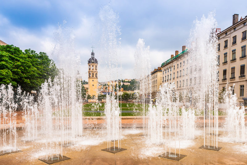 Fontaine à Lyon