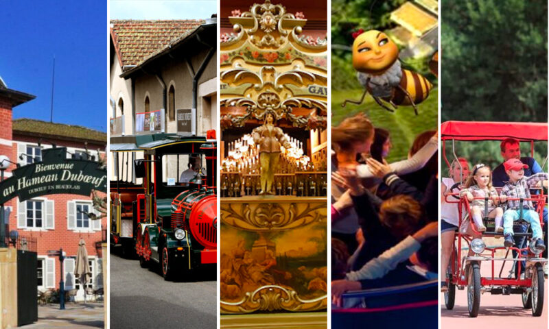 Notre top 5 dans le Hameau Duboeuf en Beaujolais.