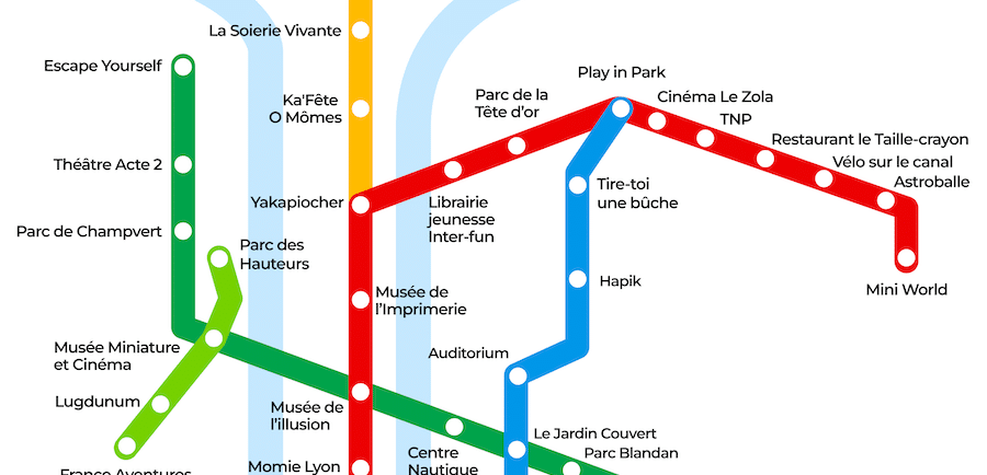 Le Plan Du Métro De Lyon Version Famille