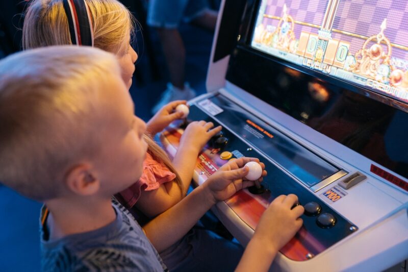 Ateliers jeux vidéos à la BM Part-Dieu, dans le cadre des Mycéliades