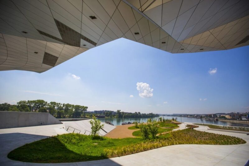 jadrin du musée des Confluences