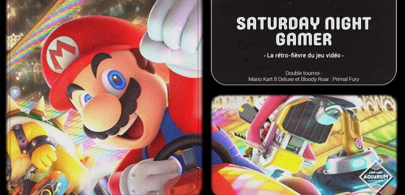 Saturday Night Gamer à l'Aquarium ciné-café, pour les amateurs du rétrogaming, ce samedi 22 mars 2025.
