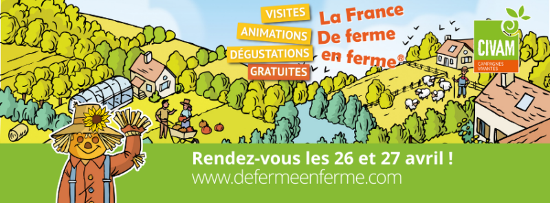Découvrez les fermes du Rhône et de la Loire dans cette nouvelle édition De Ferme en ferme samedi 26 et dimanche 27 avril 2025 