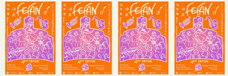 Fefan, festival des fanfares de Villeurbanne, du 16 au 18 mai 2025