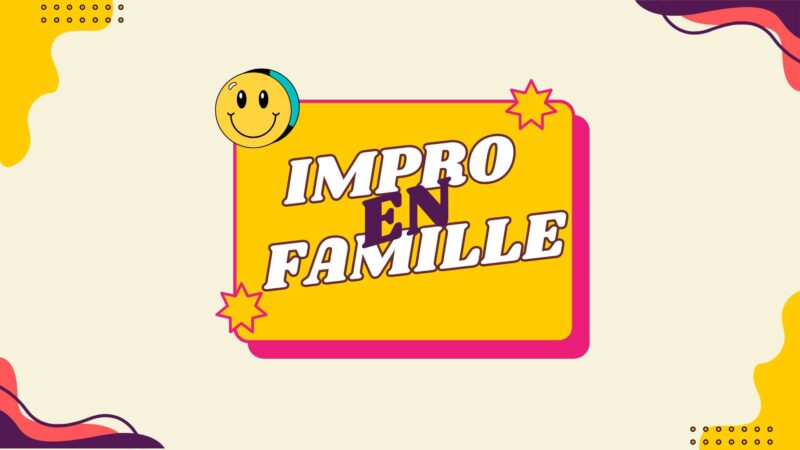 L'école Improvidence propose un stage pour découvrir les bases du théâtre d'improvisation, en famille, ce samedi 31 mai 2025