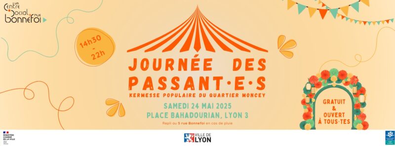 Journée des Passant.e.s le samedi 24 mai 2025 dès 14h30, quartier Moncey 
