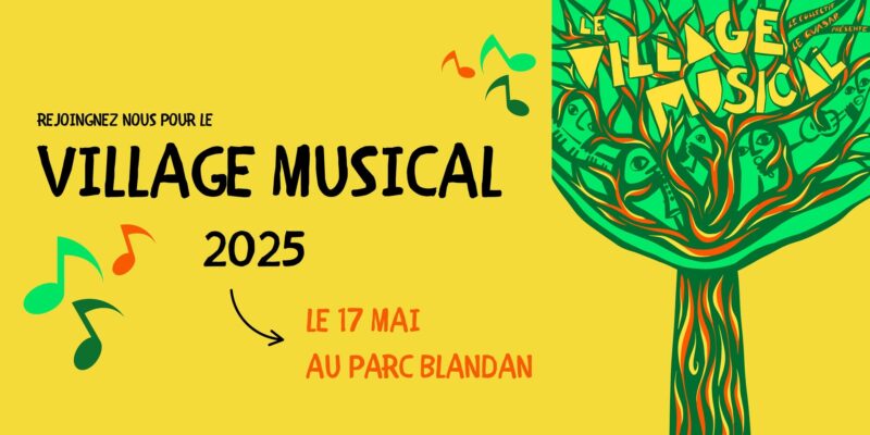 4e édition pour le Village Musical au Parc Blandan ce samedi 17 mai 2025 