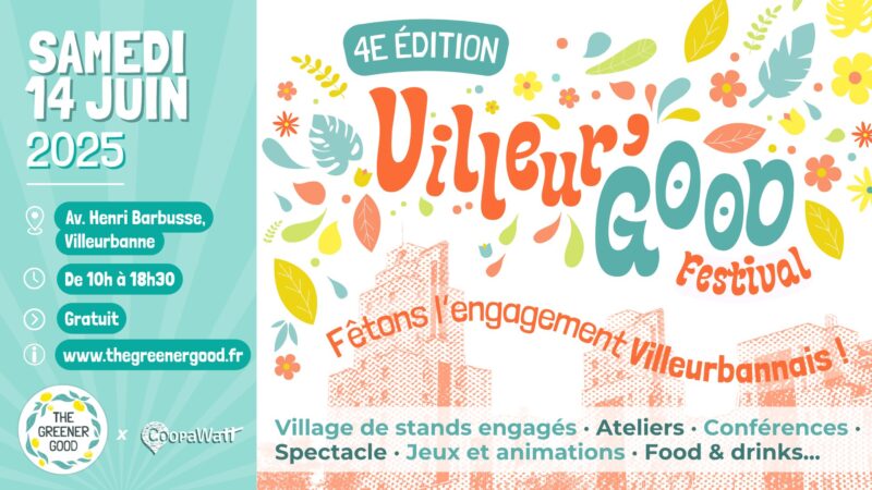 La nouvelle édition de Villeur'Good revient samedi 14 juin 2025 pour toute la famille ! 