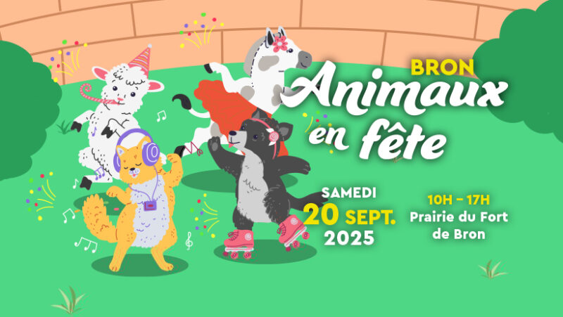 Nouvelle édition des Animaux en fête au Fort de Bron ce samedi 20 septembre 2025