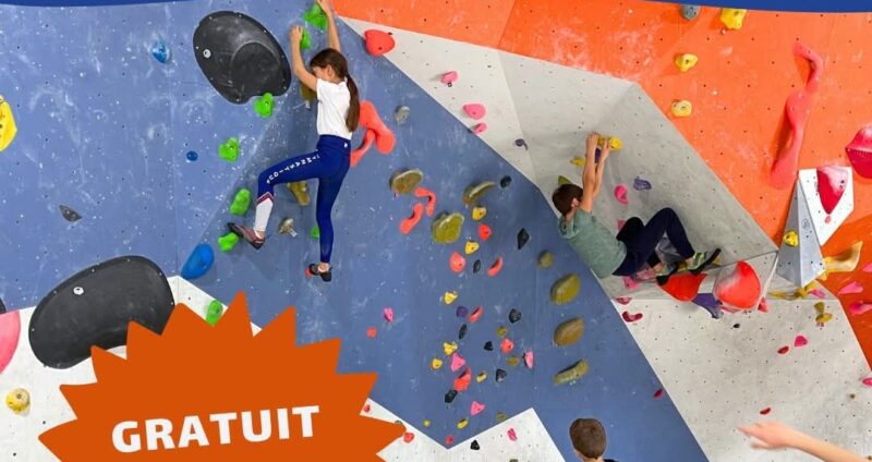 Profitez d'une journée de découverte de l'escalade chez Bloc Session ce samedi 13 septembre de 9h à 18h. 