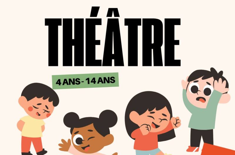 Stage de théâtre pour les enfants au Théâtre L'Île'Ô du 6 au 10 avril 2026