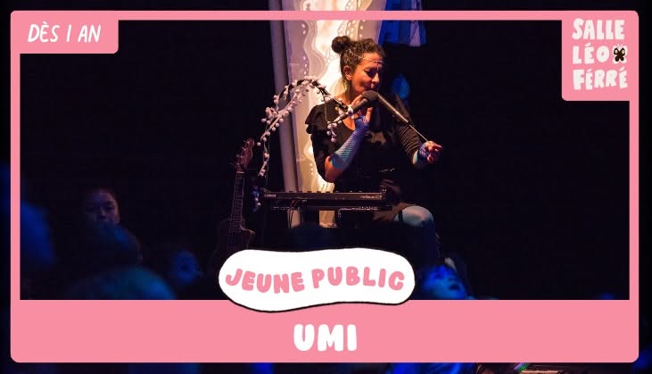 Umi est une plongée sous-marine pour nos tout-petits, entre musique live et installations visuelles, à découvrir les 26 et 27 octobre 2026 à la salle Léo Ferré (Lyon 5)