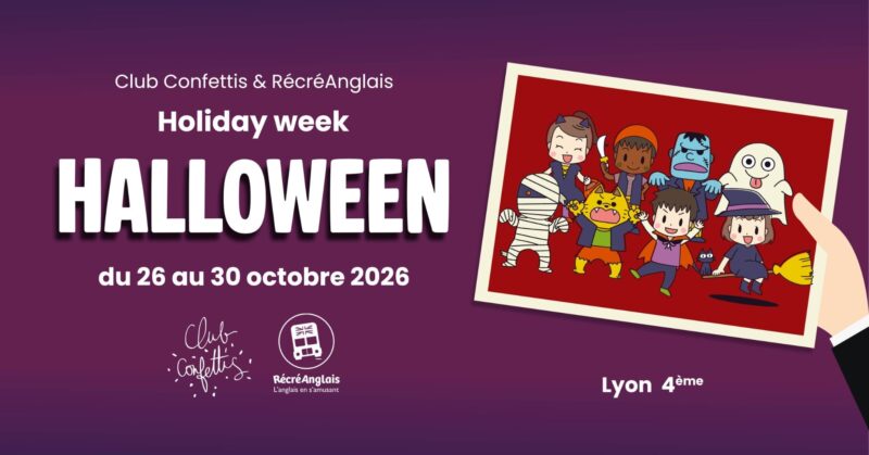 Une semaine spéciale Halloween chez RécréAnglais pour s'initier à l'anglais pendant les vacances de la Toussaint 2026